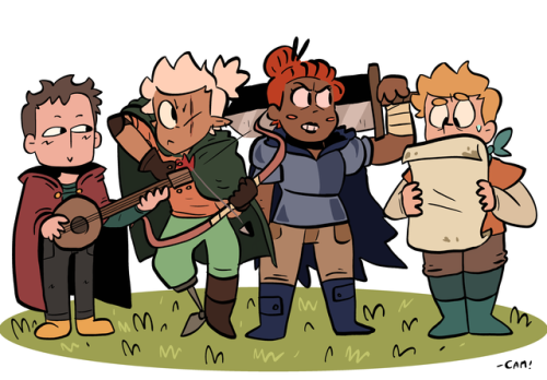 The new guys! These folks have been in exactly one page of my comic, (aside from marcus) and I love 