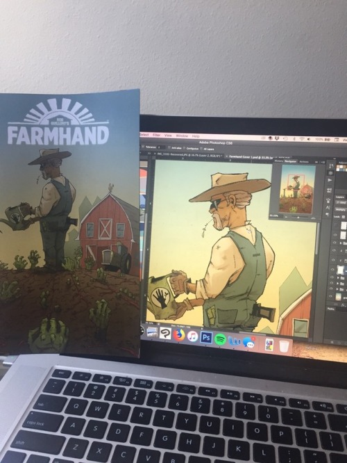 FARMHAND #1 debuts today! I hope you all enjoy it and a big thanks to everyone who grabs a copy!