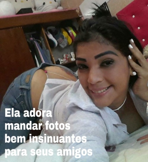 Pode mandar para quem ela quiser, desde que eu envie as fotos dela para meus amigos