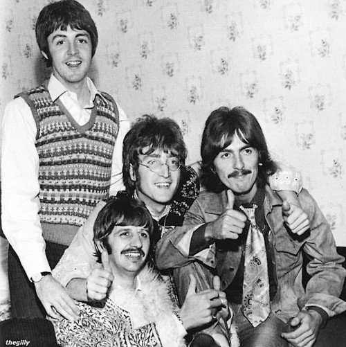 ringodreammer: The Beatles in their hotel room in Teignmouth, Devon during the filming of ‘The Magic