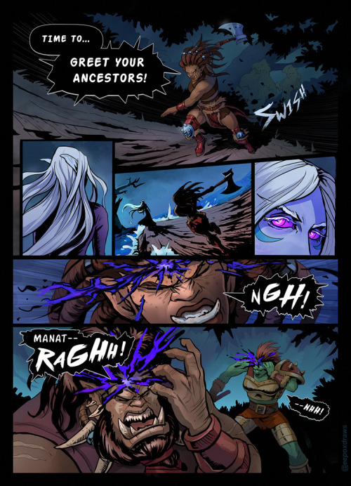 Short Comic: Fate Worse Than DeathA scenario between my main WoW characters Acrona and ManataMy Twit
