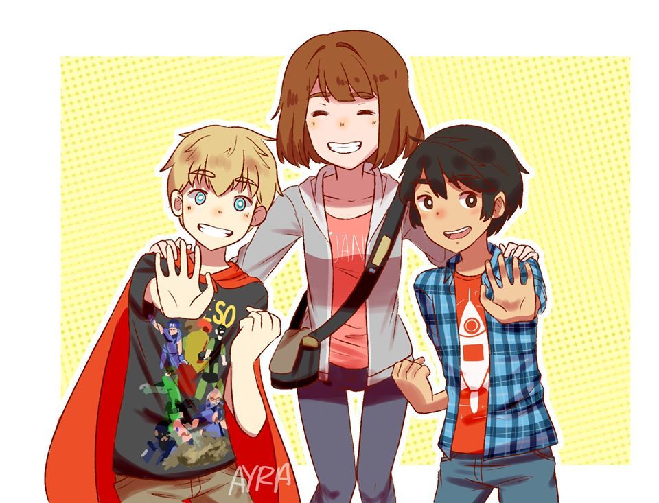 Chris, Max and Daniel by @AYRA_00! 🖐️