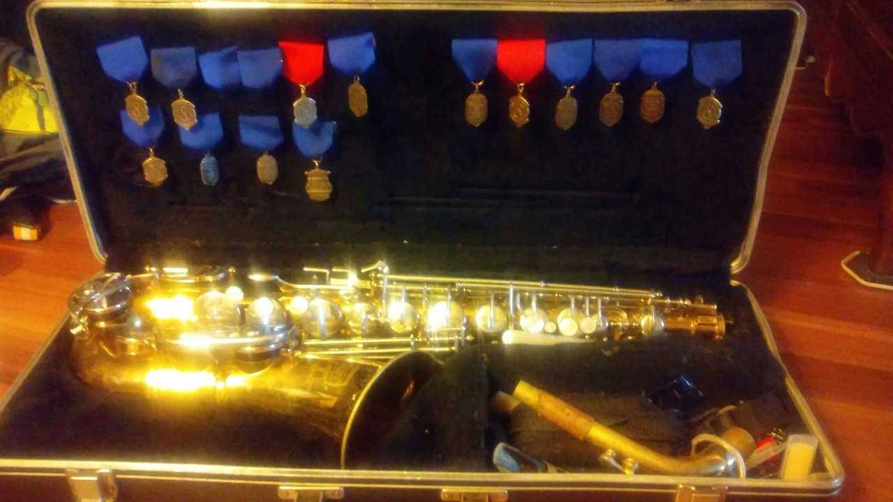 Sorry, someone said saxophone and I just had to whip out my baby. His name is Altoids
