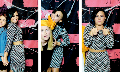 burrowjoe:  Demi Lovato at her meet and greet in Brooklyn, New York on October 27, 2014. 
