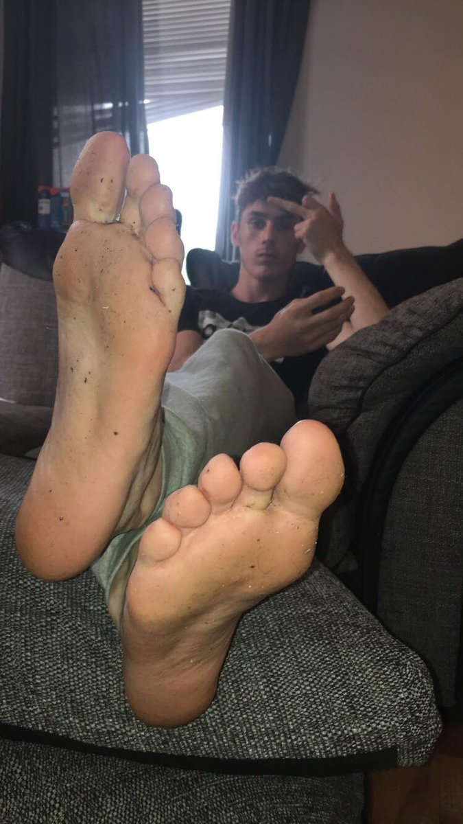 College Boy Feet