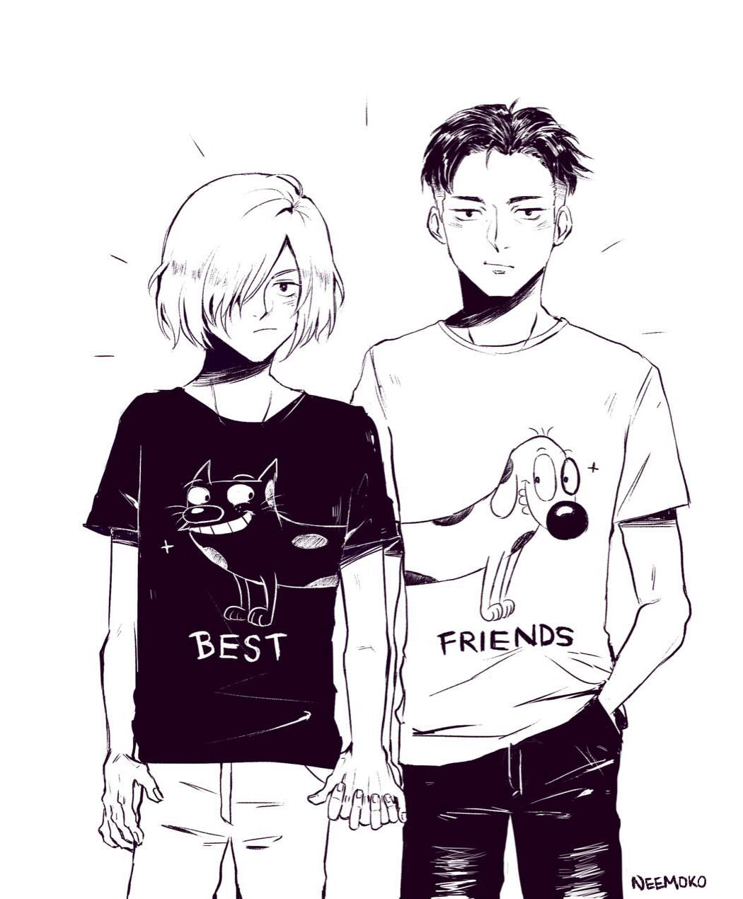 neemoko:OtaYuri sketch dump because I love them!!
