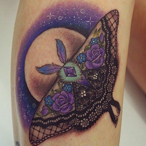 moth tattoo