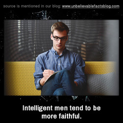 unbelievable-facts:  Intelligent men tend to be more faithful.   Intelligent people tend to be kinky too; win-win!