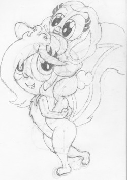 henriettalamb:  Piggyback rides!~ <333Gift