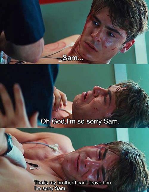 hutcherinfinityphrases:  unapiccolasenshi:Sam.. Oh Dio, mi dispiace tanto Sam. Quello