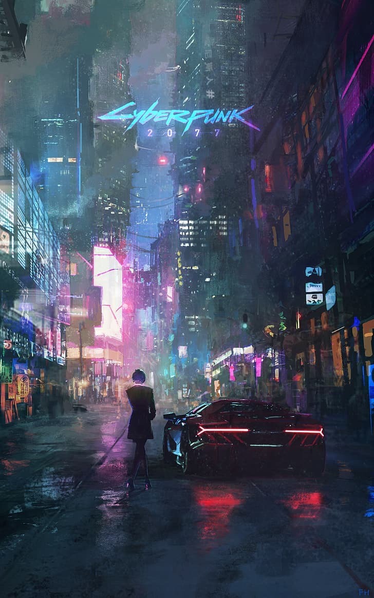 Pinterest  Cyberpunk city, Neon backgrounds, Desktop wallpaper art