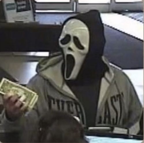 ⌕ Surveillance Shots Showing Burglars In Ghostface Masks 