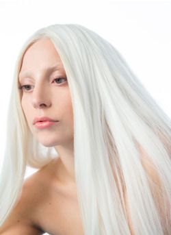 gagasgallery: Gaga on set of the G.U.Y music video.