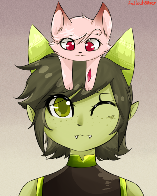 XXX falloutsilver:  Nepeta and Roxy!It’s from photo