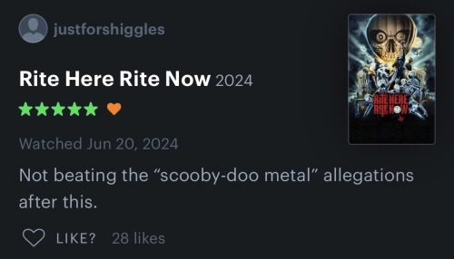 A Few Of My Fave Letterboxd Reviews Of Rite Here Rite Now Part 1