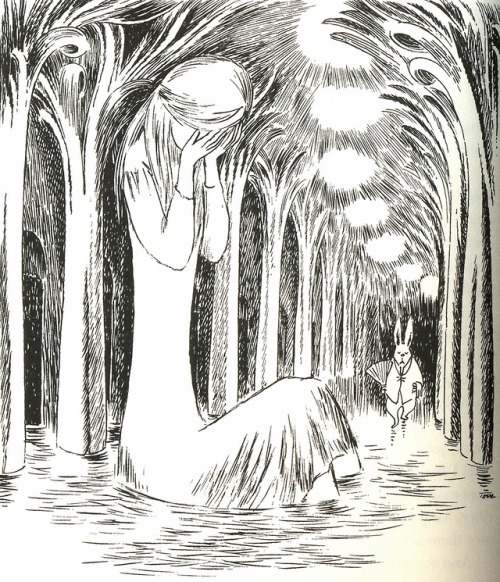 Tove Jansson aka Tove Marika Jansson (Finnish, 1914-2001, b. Helsinki, Finland) - Illustrations for 