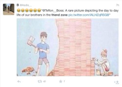 dr-archeville:  bogleech:  kramergate:  micspam:  ghostsnif:  sciencevevo:  agoodcartoon:  Guys who complain about the friendzone often don’t care about their female friends’ personal boundaries, forcing their female friends build more walls up. A