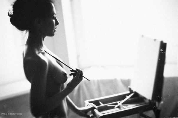 606catcher:  le-voleur-de-beaute:  Photo by Ivan Persitsky  “I have stopped painting.
