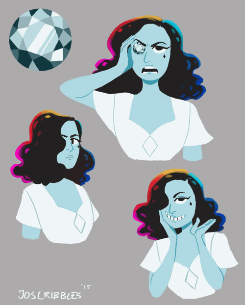 joscribbles:marina diamandis as a crystal gem bc A) steven universe has a history of great singers a