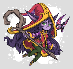 rinidinger: Welp I just spent 6 hours on stream ditching my old lulu sketch and moving towards this one which is much more fluid compared to the last one!Hope you guys enjoy! It’s JUST A WIP STILL, as I plan to full color her later. BUT HEY AT LEAST