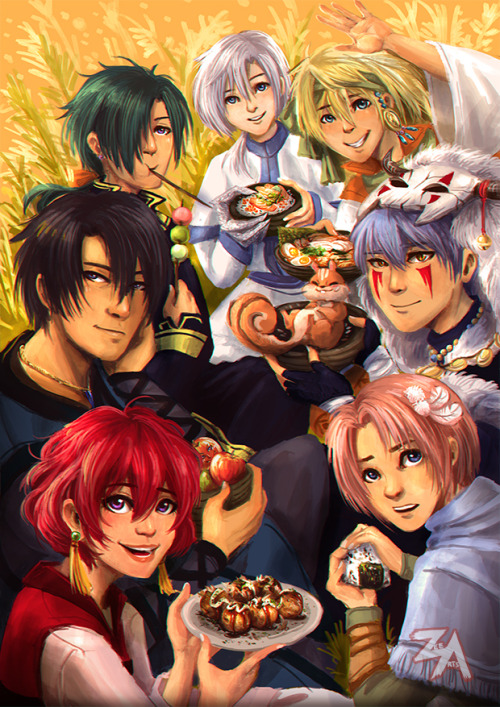 zeearts:the Happy Hungry Bunch, ‘picnicking’. 
