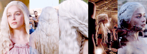 descendantsofvalyria:Daenerys + Hairstyles↳ requested by @manbunjon
