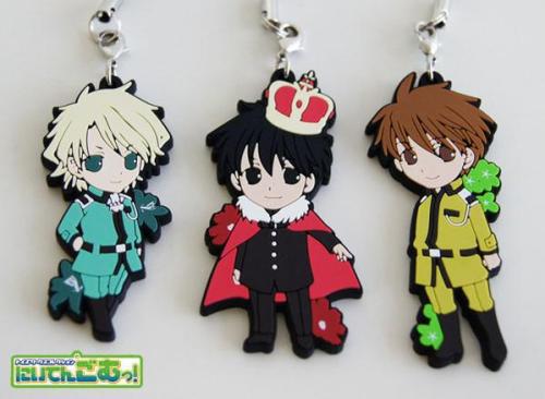 phresine:Samples of the KKM straps for the Asuka 30th Anniversary festival! (Source.)