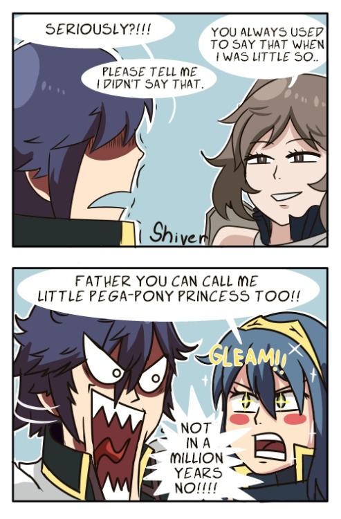 This Chrom stayed single for the rest of his life and thus, Lucina from this world is never born..no