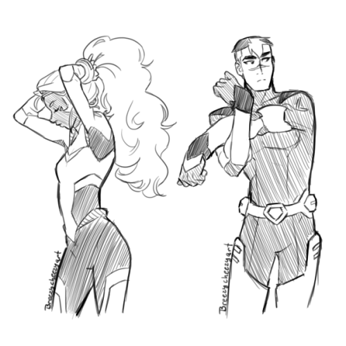 breezycheezyart:I drew some space hotties Please do not repost 