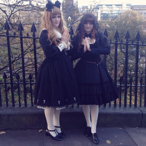 lovinglolisa:Nun lolita duo with @domoarigateaux