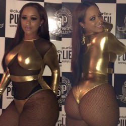 Curljuice:  “Meet My Thick Self Behind That Bar At Club Purlieu #Cashoutmondays