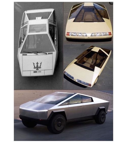 Vintage “Inspiration” in the new Tesla model, you can deny similarities with the Maserat