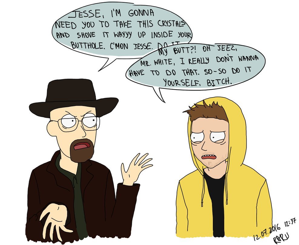 Heisenberg Chronicles — Rick and Morty Bitch by Ranielli Alves in