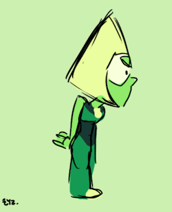 eyzmaster:  Here’s a random dancing Peridot, Charlie Brown-style! Watch it to the tune of this song (x)   teehee X3