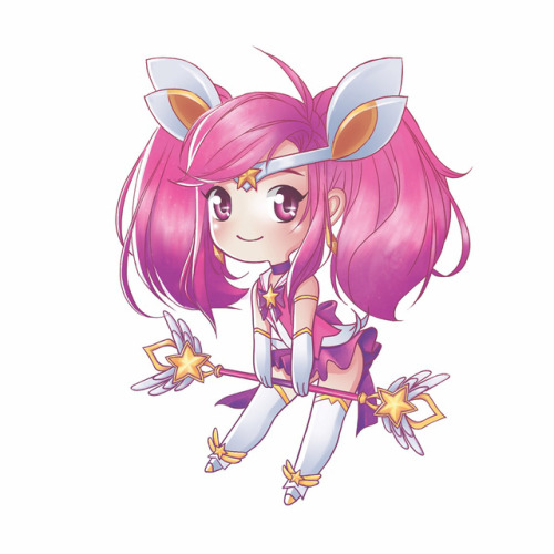 I’m making a set of #leagueoflegends #starguardian acrylic charms/keychains. #lux and #ahri are the 