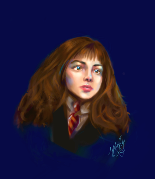 Been wanting to draw Hermione ever since I read Harry Potter back in second grade. Now I’ve fi