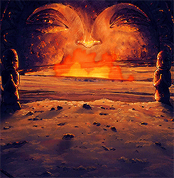 ponyo-ghibli:   Studio Ghibli Gif/Screencap Challenge5 Male Characters [1/5]: Calcifer“Here’s