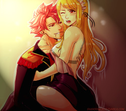 shandisworld:  Nalu Love Fest day 6 :  Domestic Prince Natsu and his cute maid   ( ͡° ͜ʖ ͡°)   