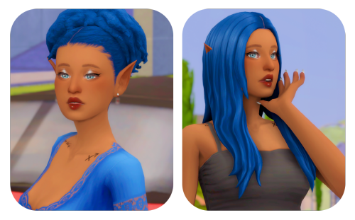 an0nymousghost:@marsosims hairs in sorbets remix- you need the mesh- add-ons- 76 unnatural colorsmes