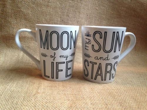 yourcoffeeguru: Moon of my Life coffee mug, My Sun and Stars coffee mug