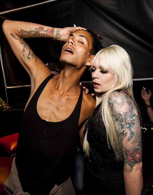 staringouttosea:Raja at Revolver Video Bar on June 13, 2012 in West Hollywood, California.