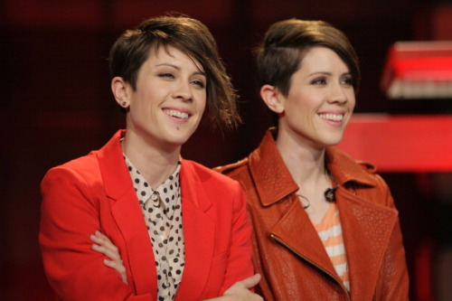 Porn twisted-forest:  Tegan and Sara on The Tonight photos