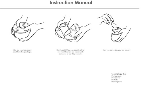 Ice Cream Bowl Project by Danielle Chen - Product Design Student from Drexel University.Finding the 
