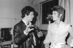 flameintobeing:  David Bowie and Lou Reed, 70’s