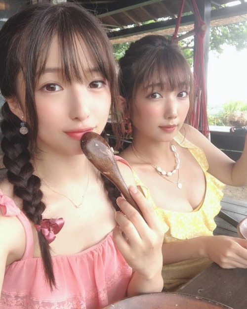 #月野もも #霜月めあ #momo_tsukino #mea_shimotsuki #cute #kawaii #modelhttps://www.instagram.com/p/B2nILmZB