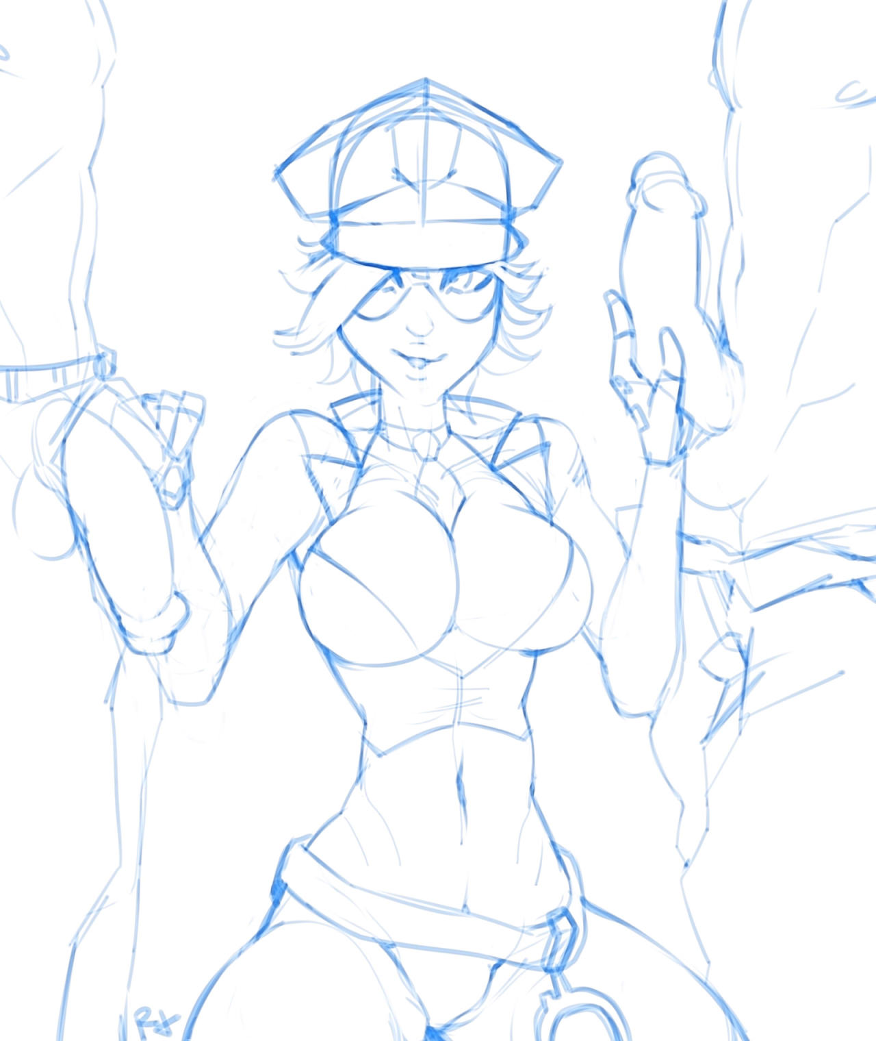 r4drawings:  SKETCH CONTEST WINNERS!1. Succubus with lipples sucking off a dicknippled