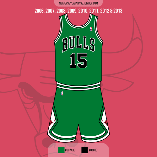 chicago bulls st patrick's day jersey