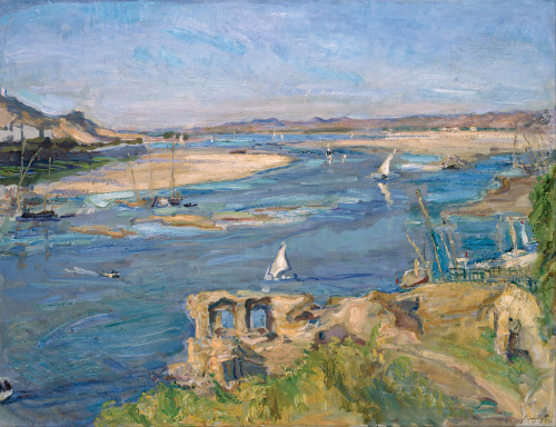 The Nile near Aswan, Max Slevogt, 1914