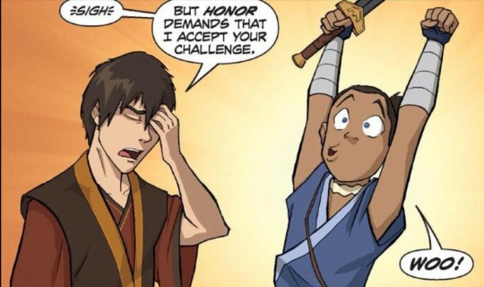 butterfliesandresistance:It’s canon that Zuko can’t resist Sokka’s puppy eyes. 😉