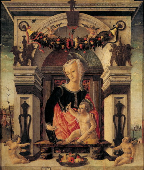 Madonna with Child, by Giorgio Schiavone, Galleria Sabauda, Turin.
